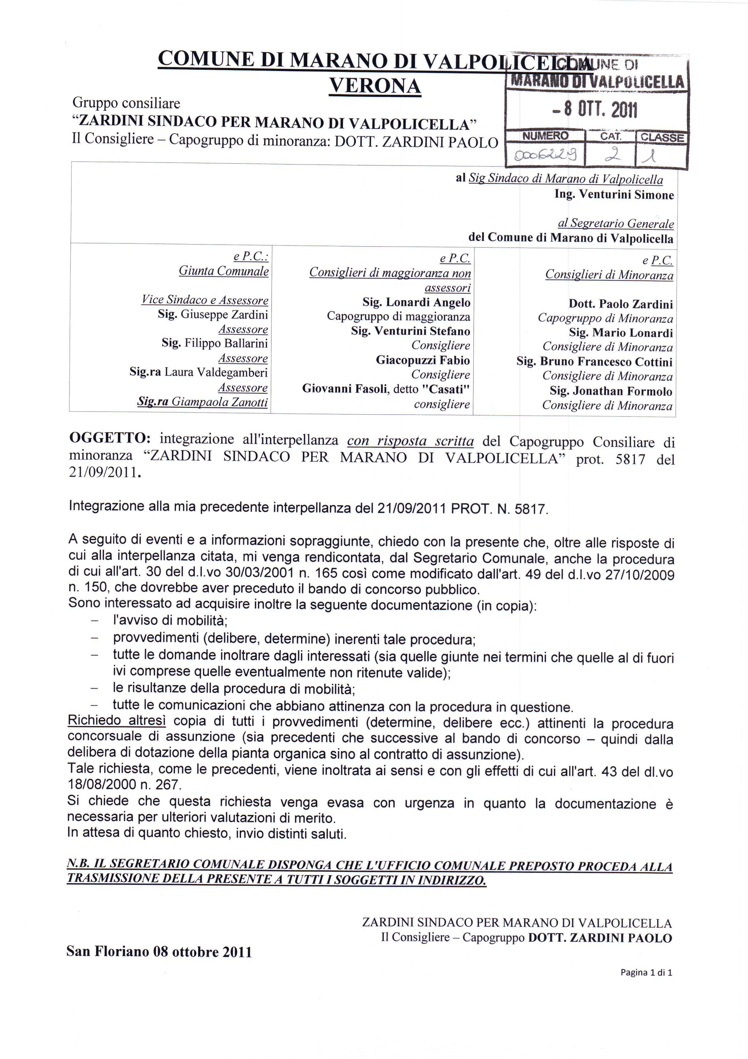 INTEGRAZIONE