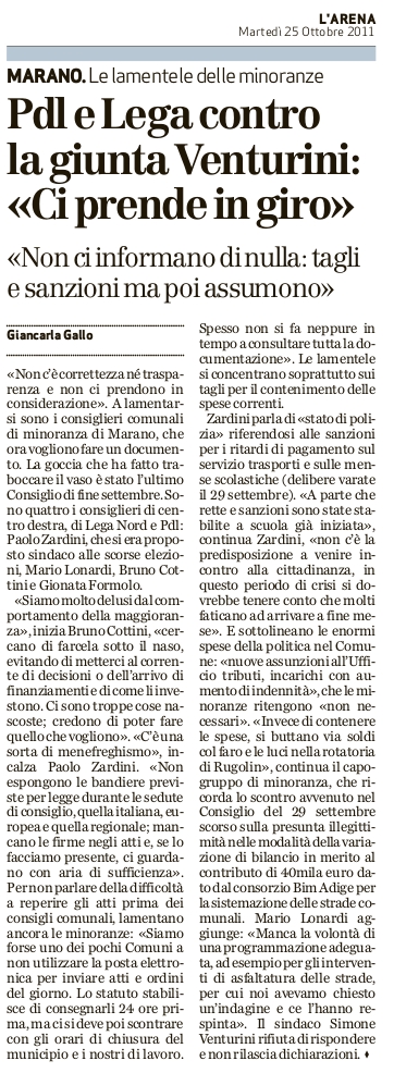 L'ARENA 25_10_2011